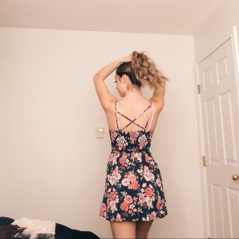 Floral Short Summer Dress